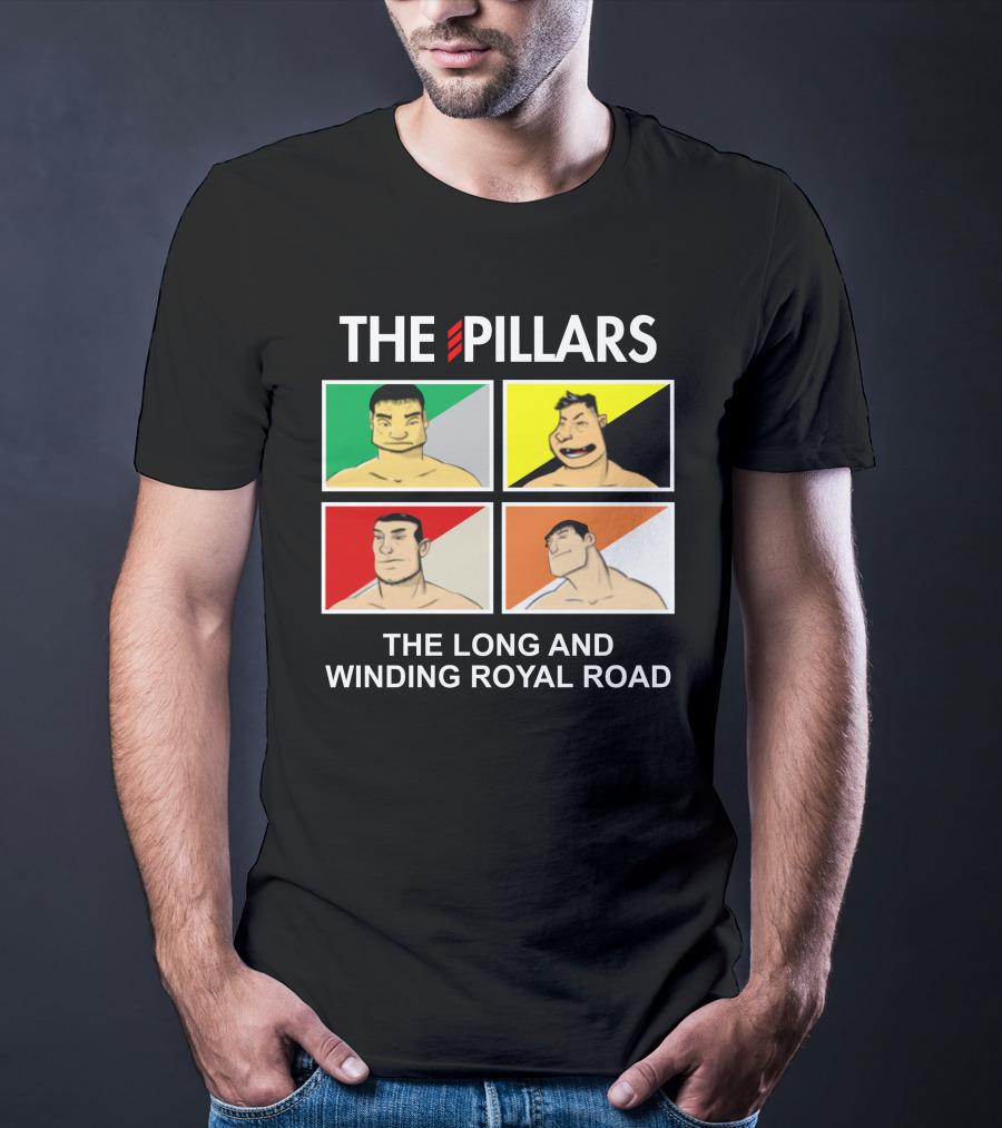 The Pillars The Long And Winding Royal Road Manga Cartoon Characters T-Shirt