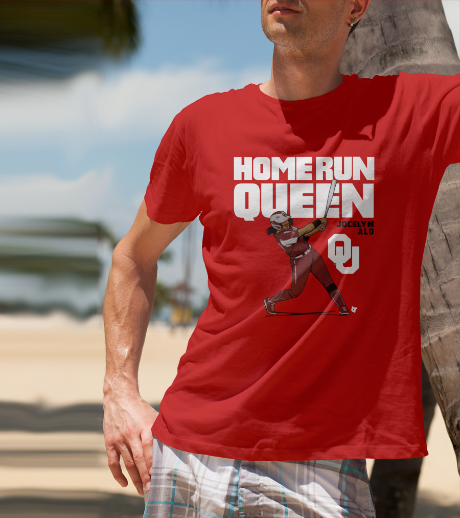 Home Run Queen Jocelyn Alo Oklahoma OU T-Shirt