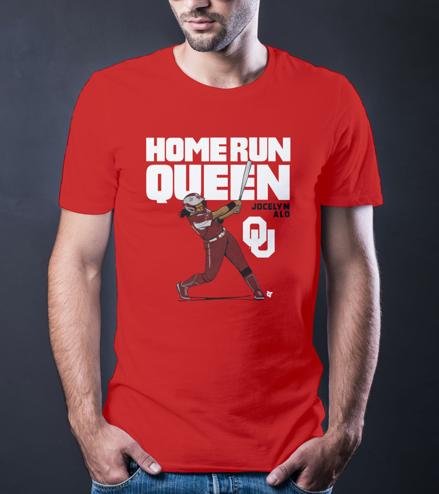 Home Run Queen Jocelyn Alo Oklahoma OU T-Shirt