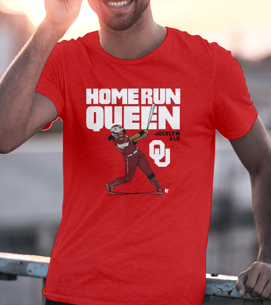 Home Run Queen Jocelyn Alo Oklahoma OU T-Shirt