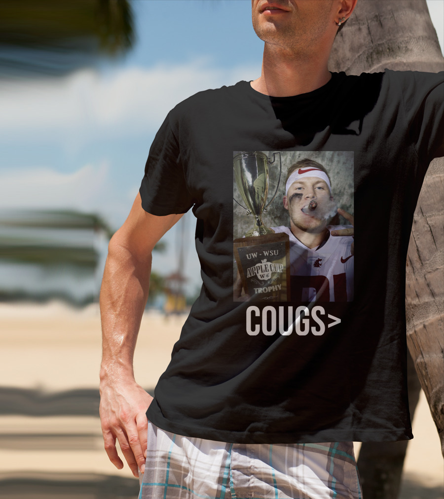 COUGS Apple Cup Trophy Victory WSU T-Shirt