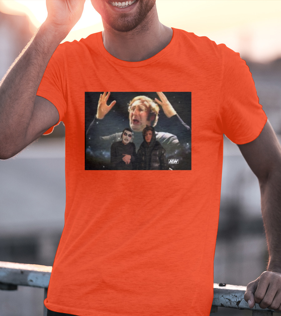 AEW Danhausen Hook Mind Blown Reaction Meme T-Shirt