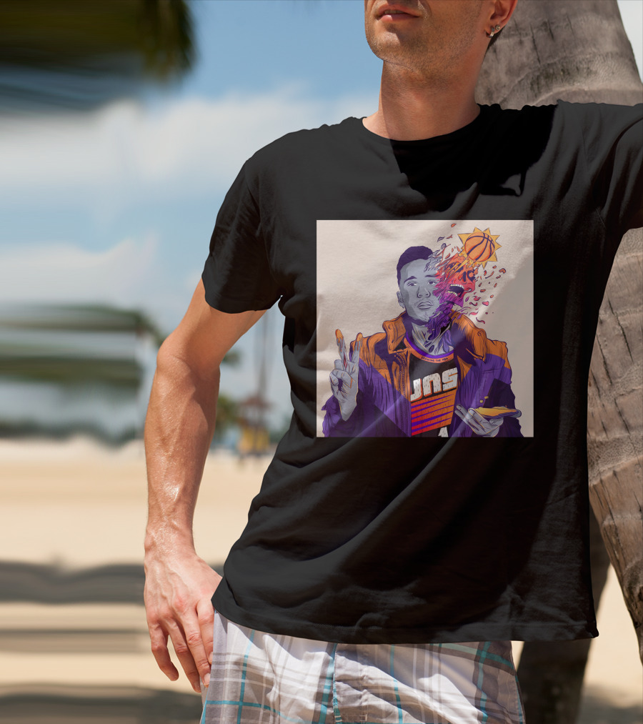 Dangerous Devin Booker Suns Basketball Explosion T-Shirt