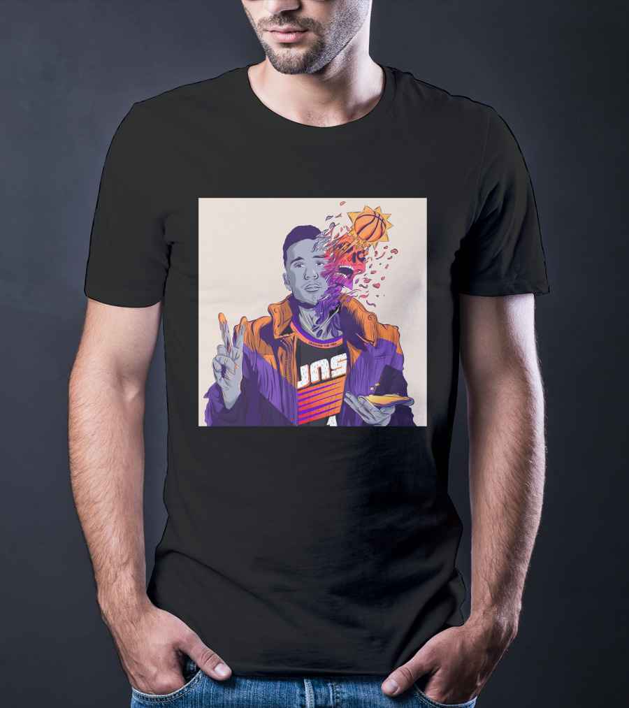 Dangerous Devin Booker Suns Basketball Explosion T-Shirt