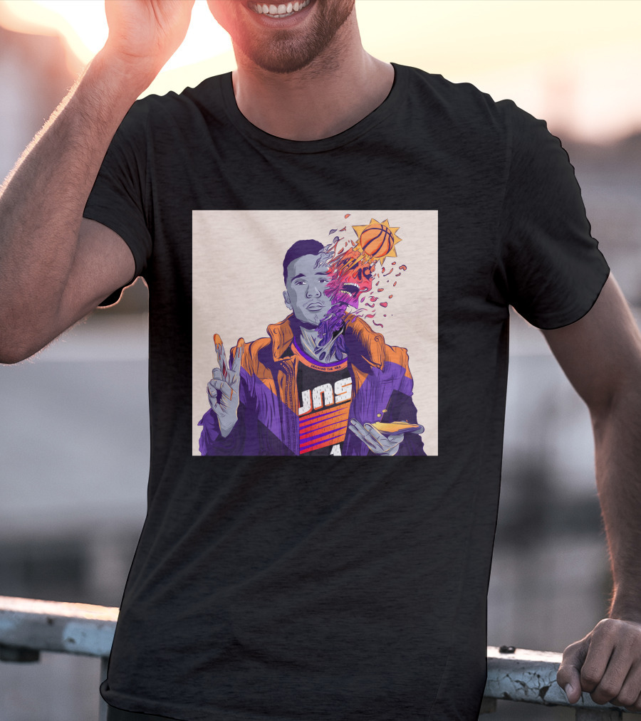 Dangerous Devin Booker Suns Basketball Explosion T-Shirt