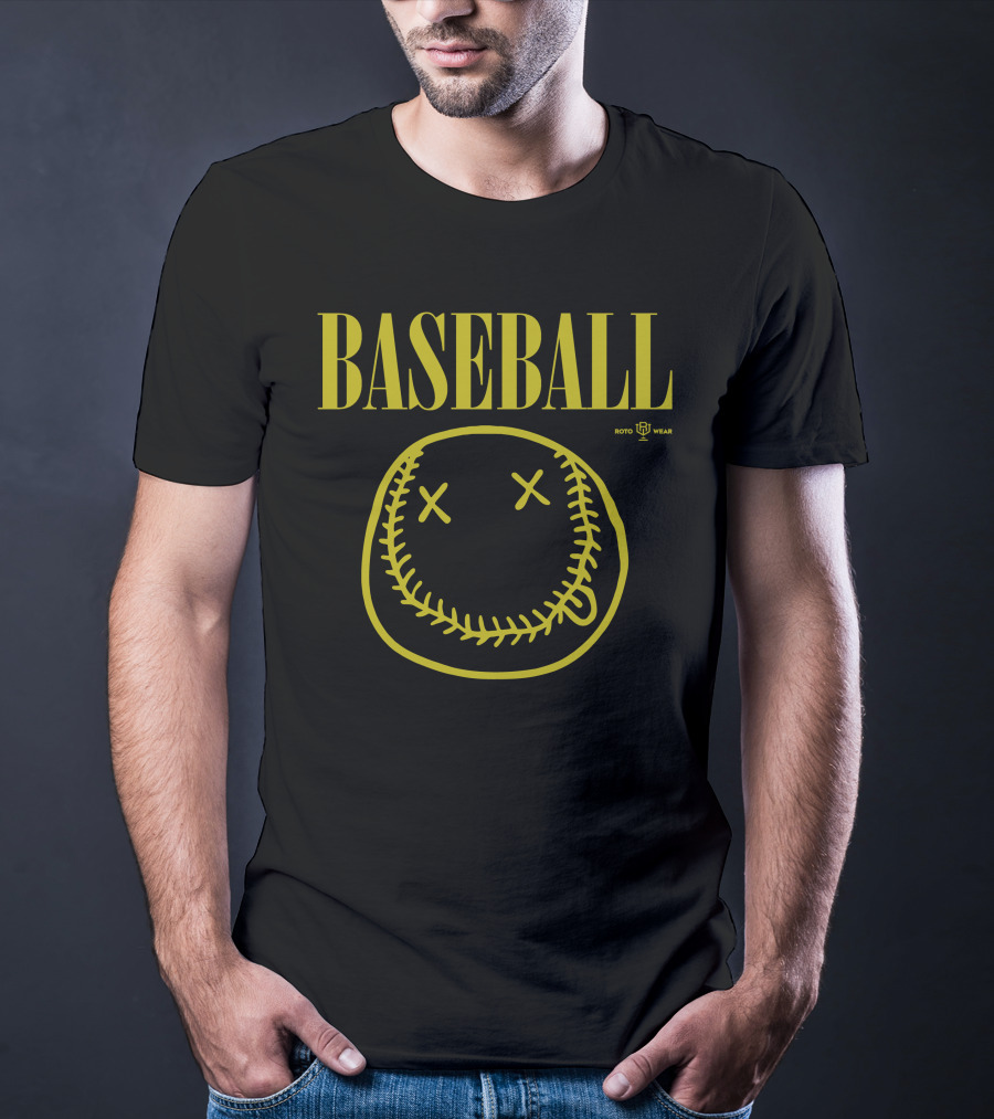 BASEBALL Smells Like Seam Spirit RotoWear T-Shirt