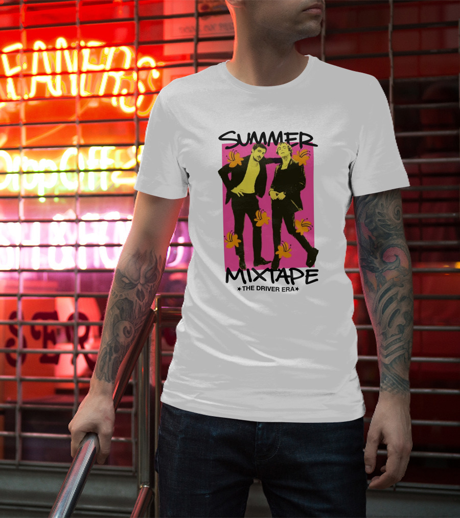 Summer Mixtape The Driver Era Neon Duo With Flowers T-Shirt
