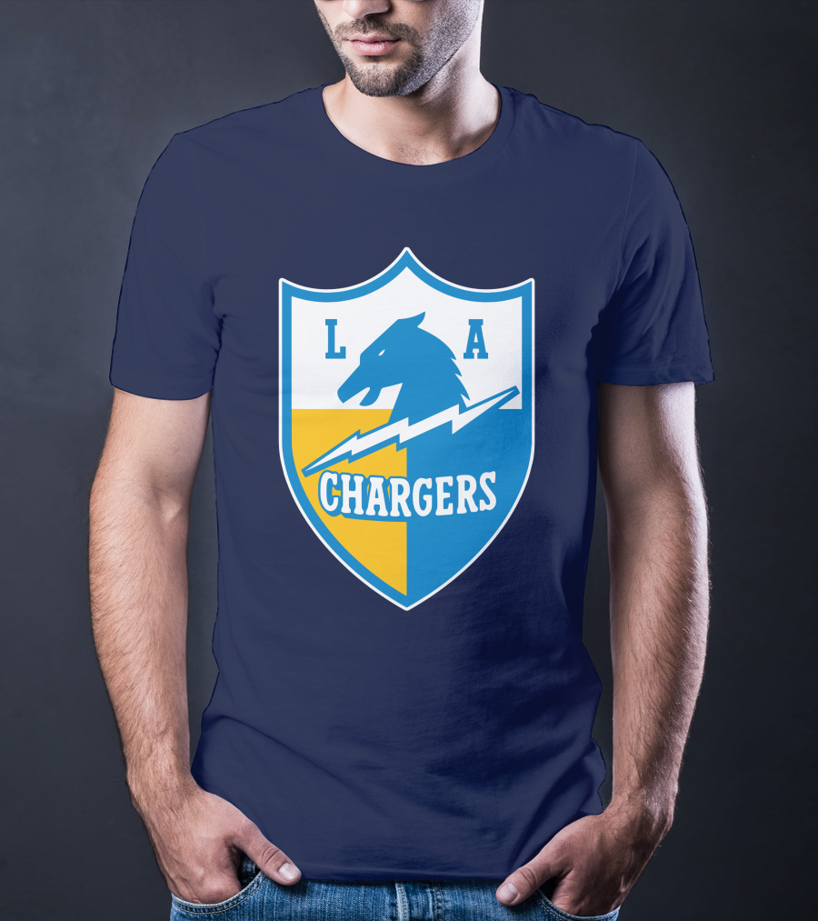 Los Angeles Chargers LA Shield Chargers Vintage T-Shirt