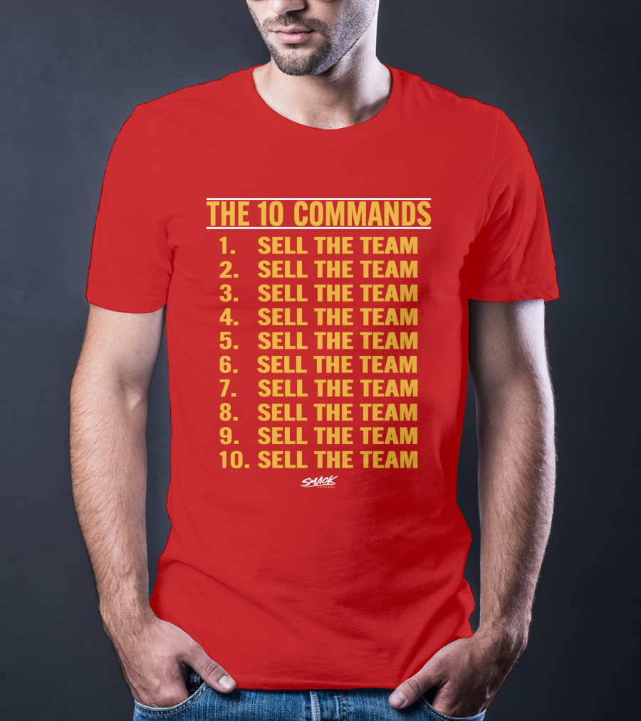 The 10 Commands Sell The Team Smack T-Shirt