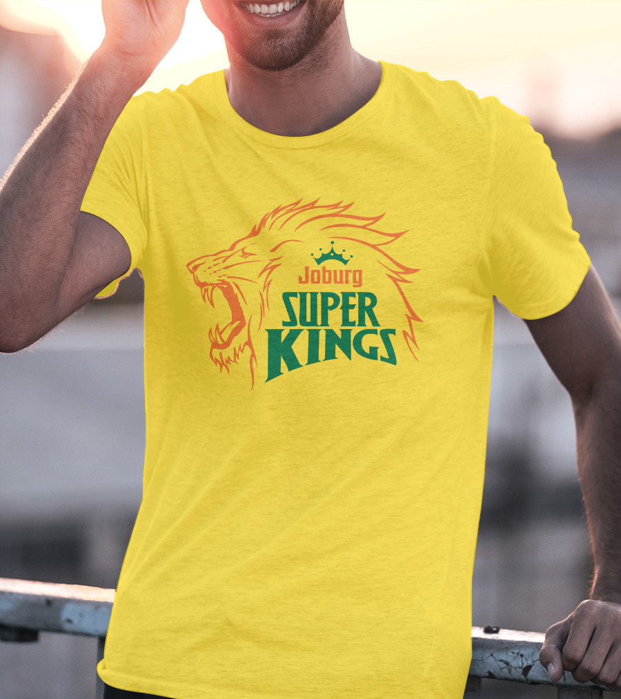 Joburg Super Kings Roaring Lion Emblem T-Shirt