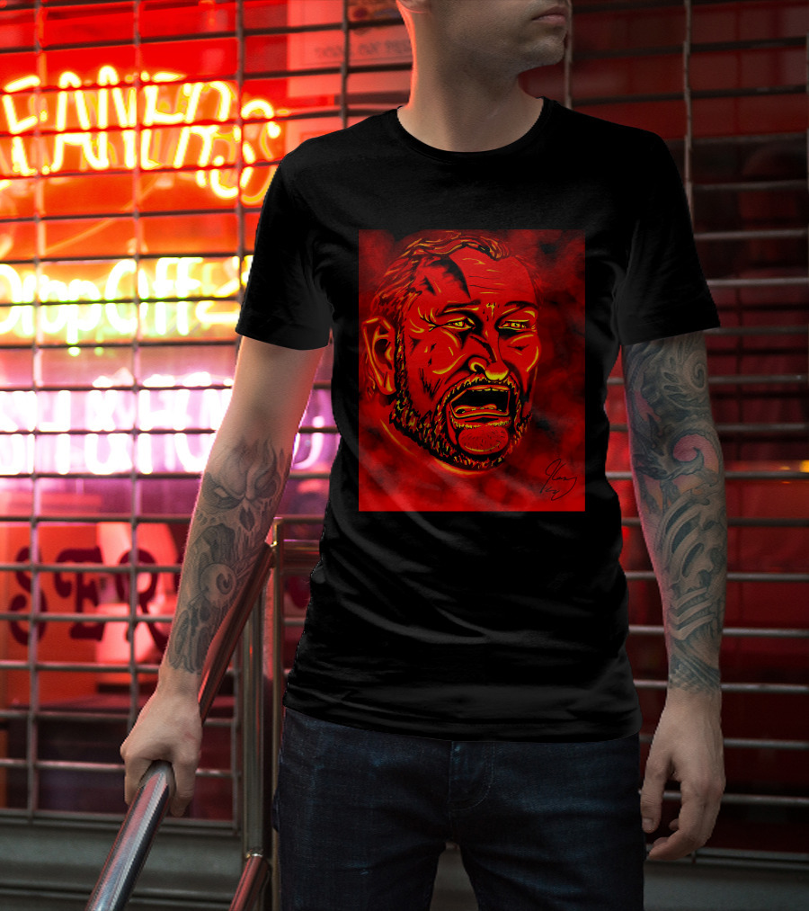 Ted Cruz Hell Red Cartoon Caricature Roast T-Shirt