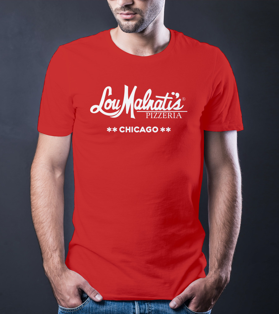 Lou Malnati's Pizzeria Chicago Iconic Red T-Shirt
