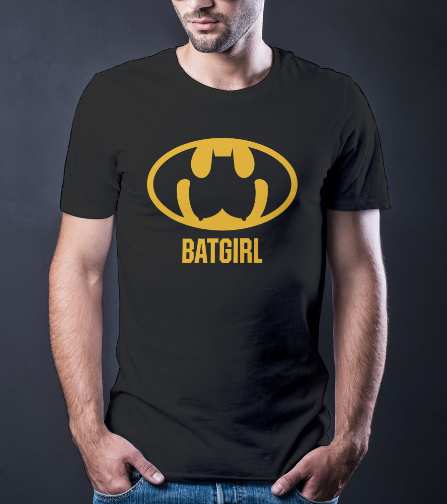 Batgirl Yellow Bat Symbol T-Shirt