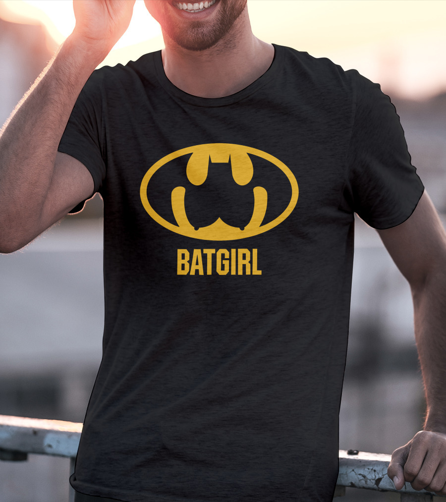 Batgirl Yellow Bat Symbol T-Shirt