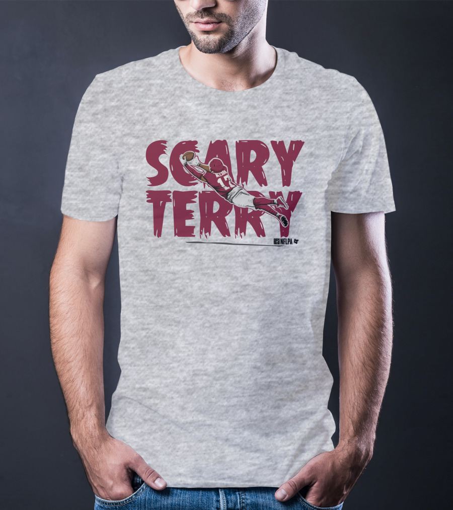 Scary Terry NFLPA Football Player Dive Catch T-Shirt