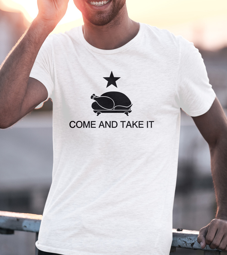 Come And Take It Chicken Star T-Shirt