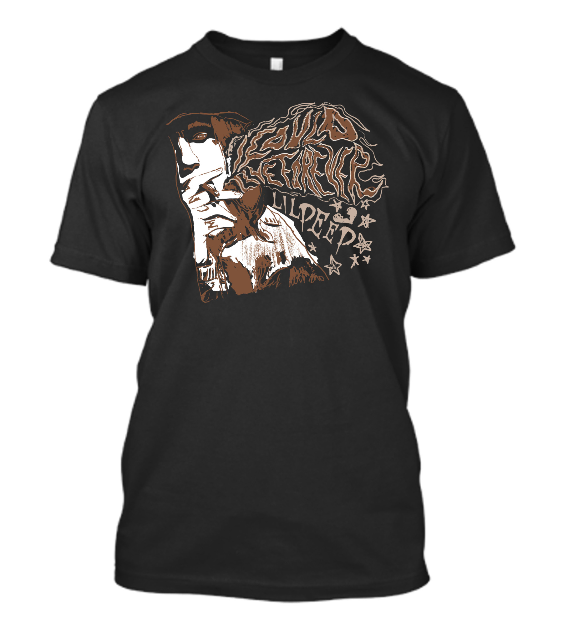 Lil Peep Live Forever Smoke T-Shirt
