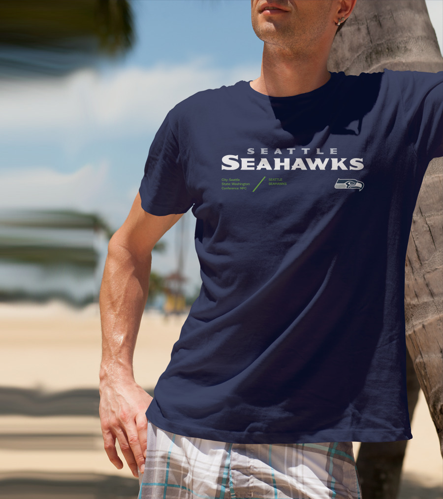 Seattle Seahawks City Seattle State Washington Conference NFC T-Shirt