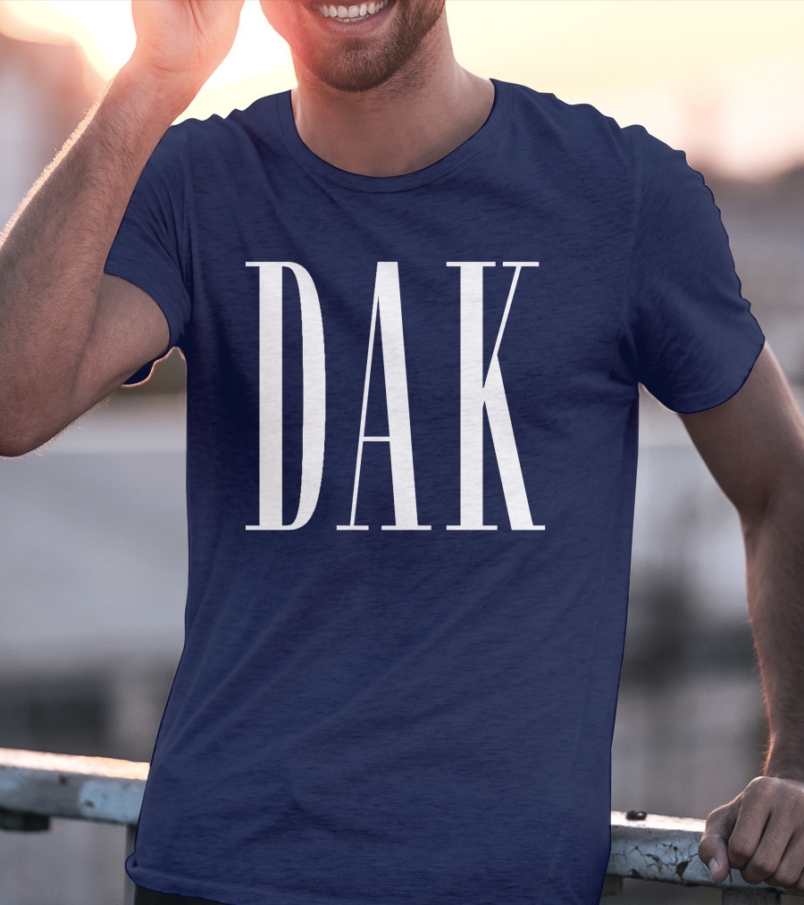 DAK Cowboys Quarterback Football Fan Gear T-Shirt