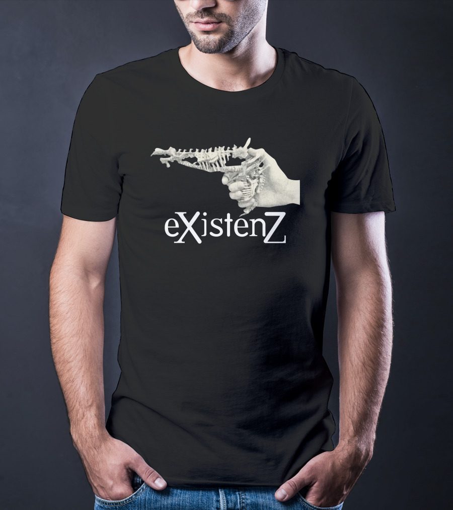 EXistenZ Bone Gun Hand Retro 90s Film T-Shirt