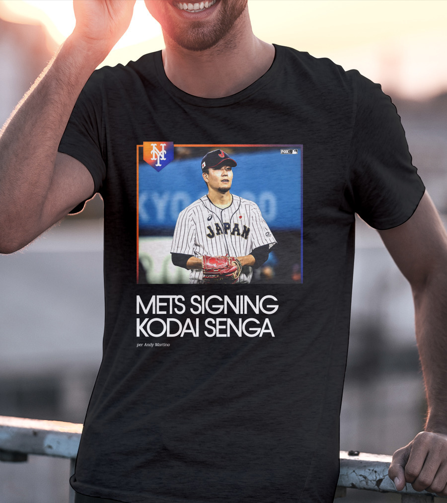 Mets Signing Kodai Senga Japan Baseball Fox MLB Andy Martino T-Shirt