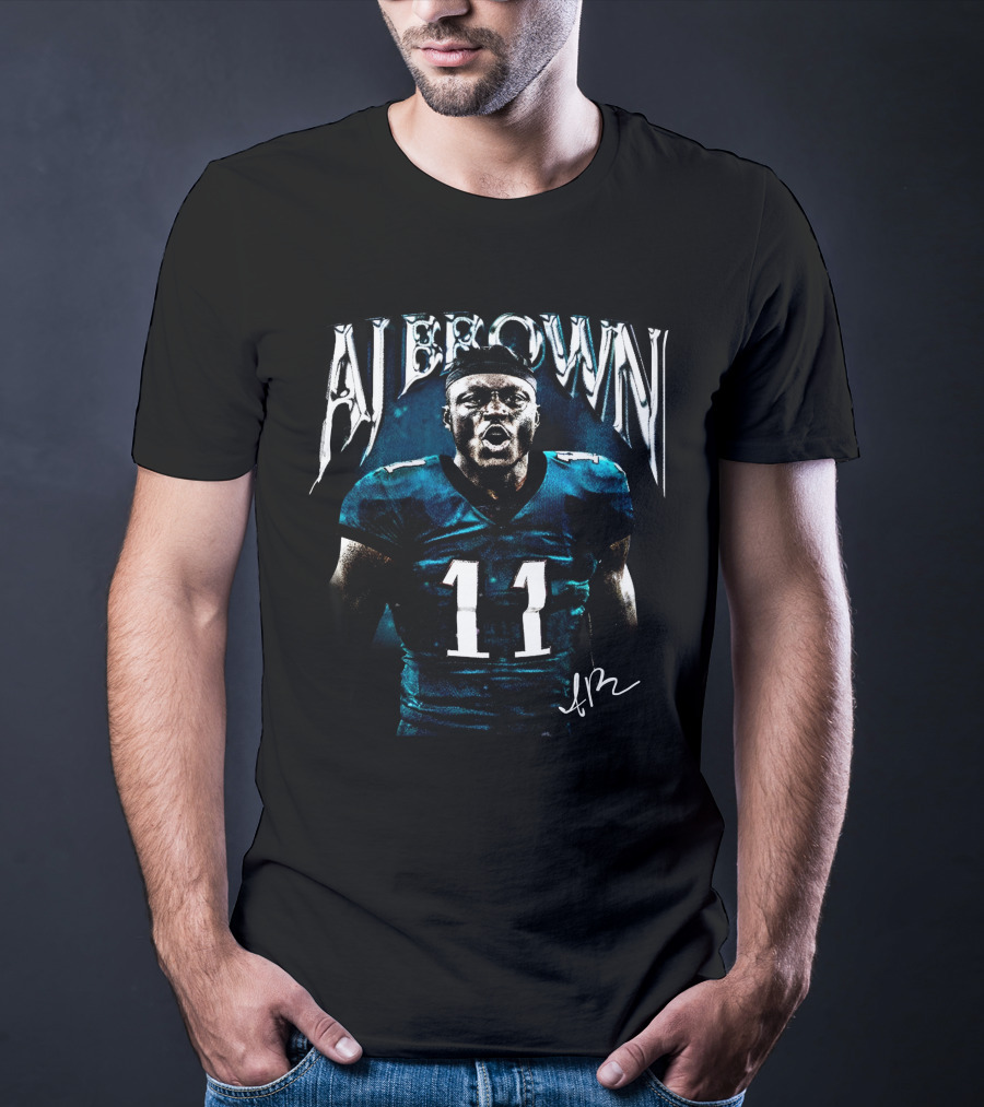 AJ Brown Number 11 T-Shirt