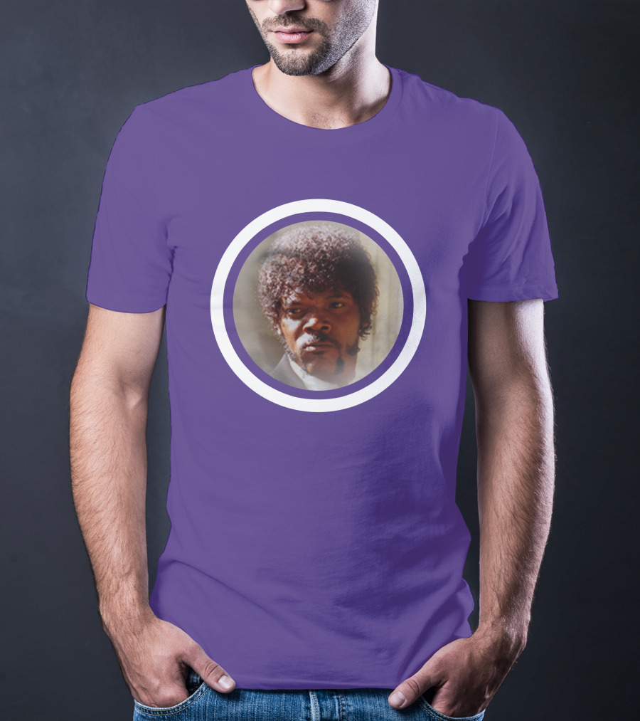 Pulp Fiction Jules Winfield Samuel L Jackson Iconic Face T-Shirt