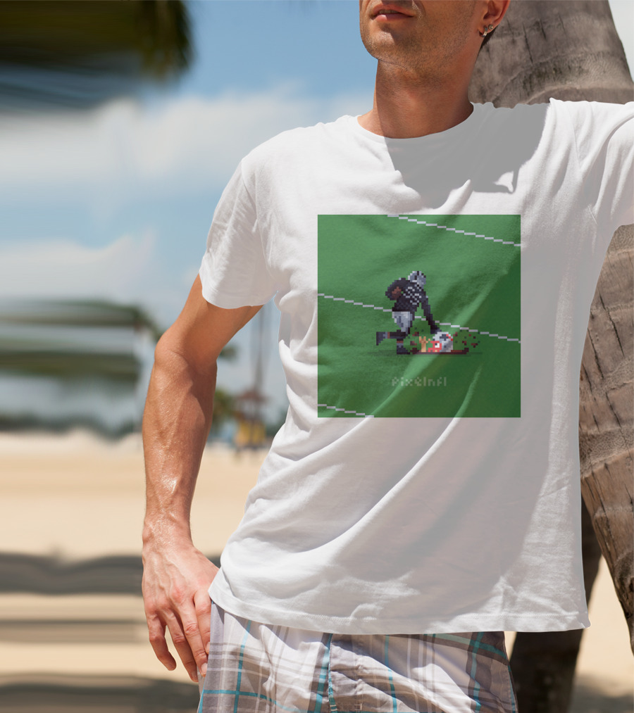Chandler Jones Football Action Scene T-Shirt