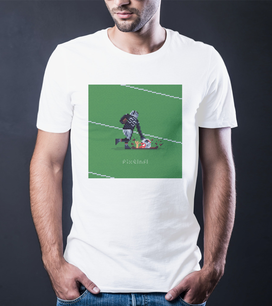 Chandler Jones Football Action Scene T-Shirt