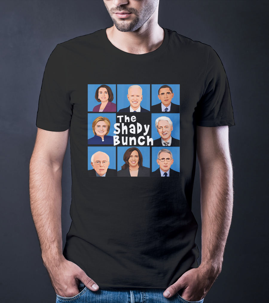 The Shady Bunch Clown World Political Figures T-Shirt