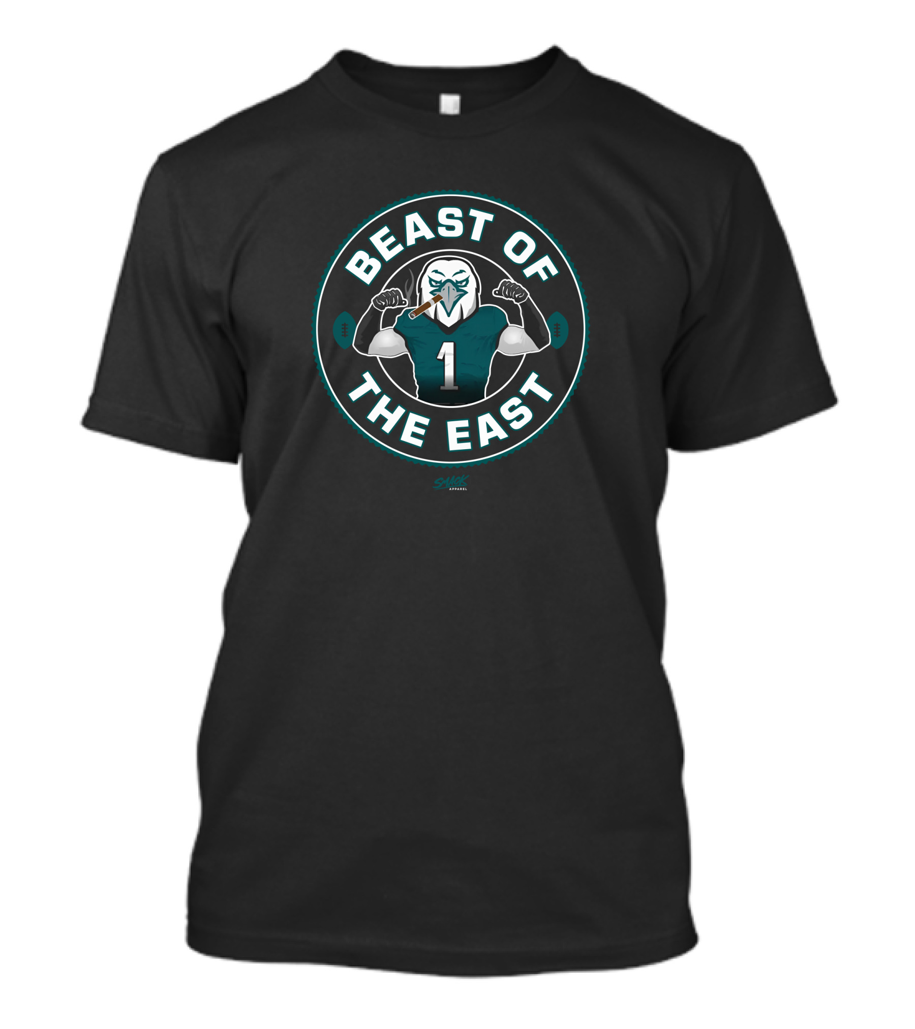 Beast Of The East Owl Football Mascot Number 1 T-Shirt