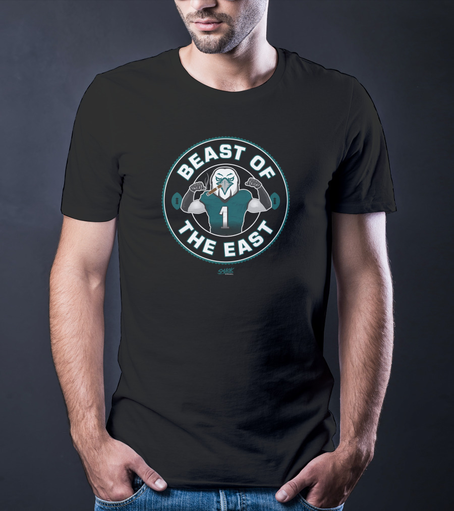 Beast Of The East Owl Football Mascot Number 1 T-Shirt