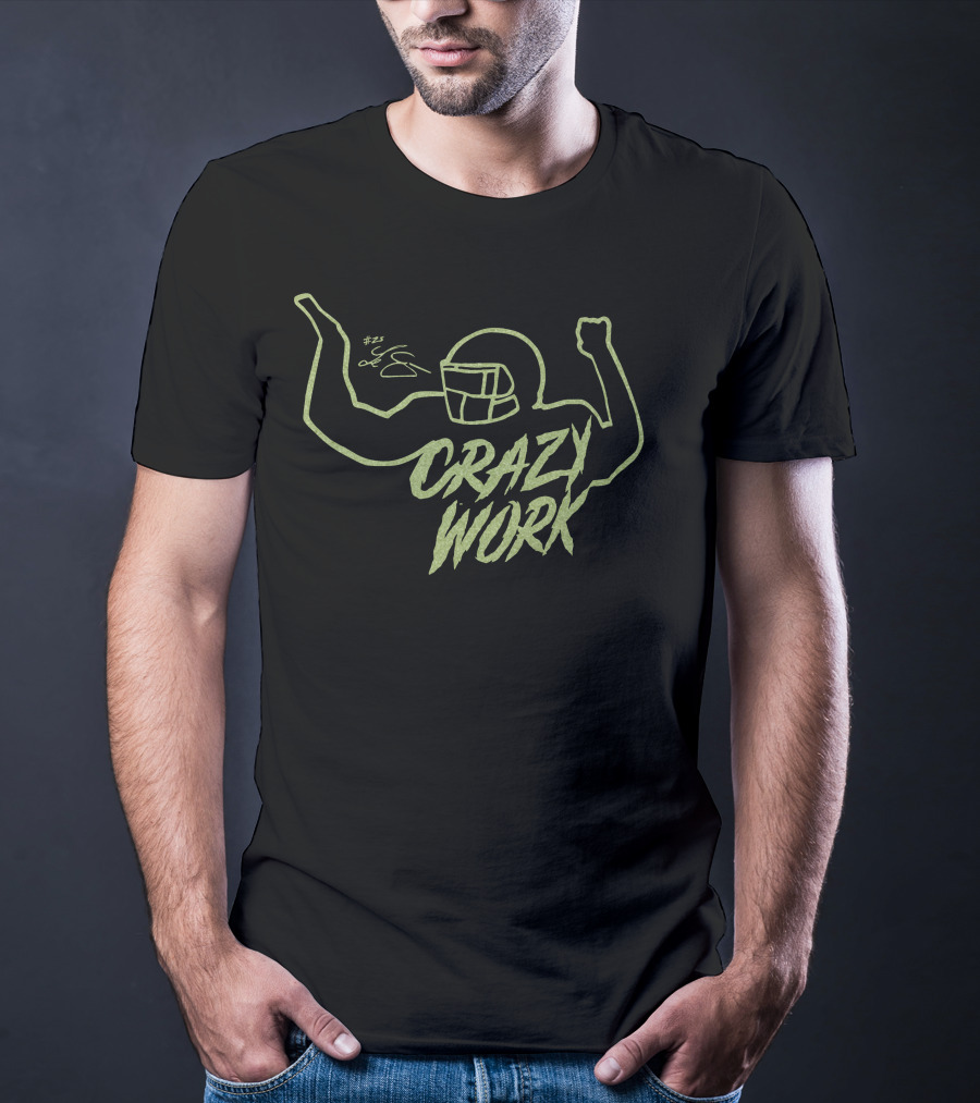 Crazy Work Football Celebration #74 T-Shirt