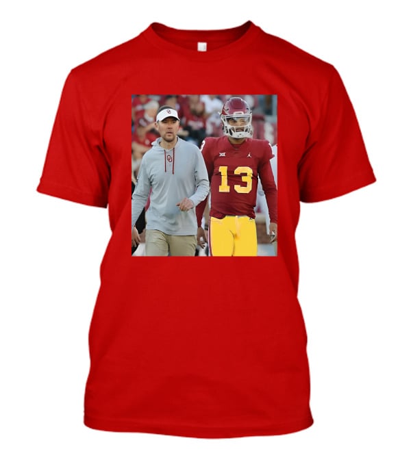 Caleb Williams And Spencer Rattler Oklahoma Football Showdown T-Shirt