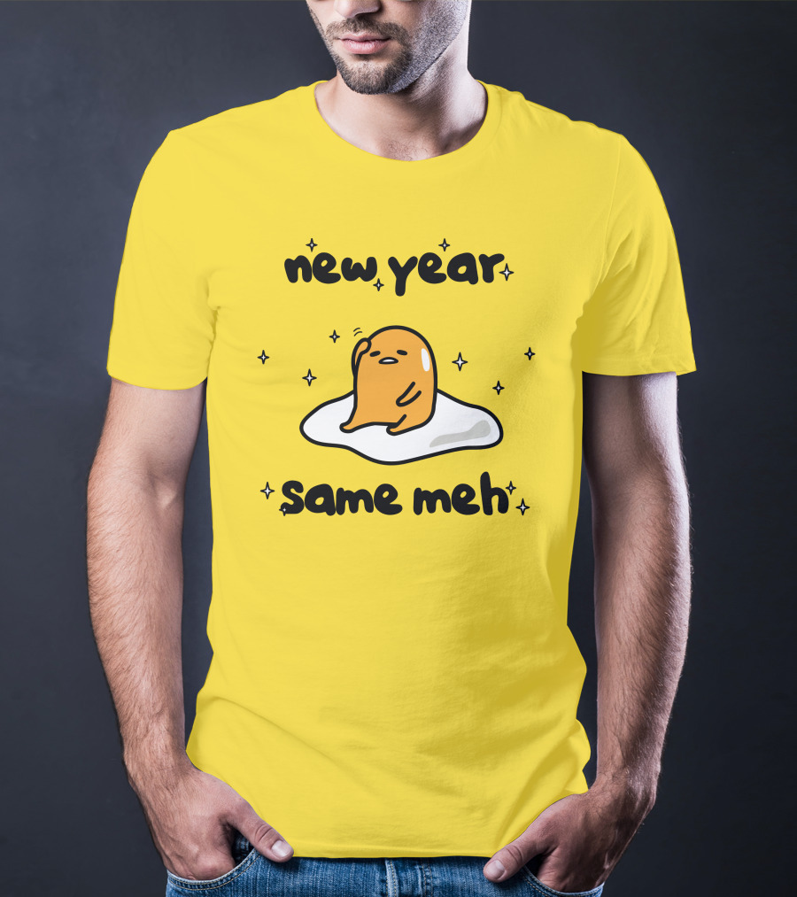 Gudetama New Year Same Meh Egg Character T-Shirt