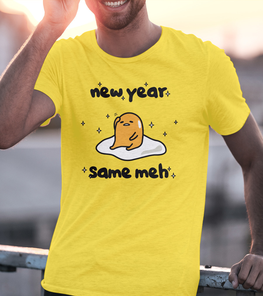 Gudetama New Year Same Meh Egg Character T-Shirt