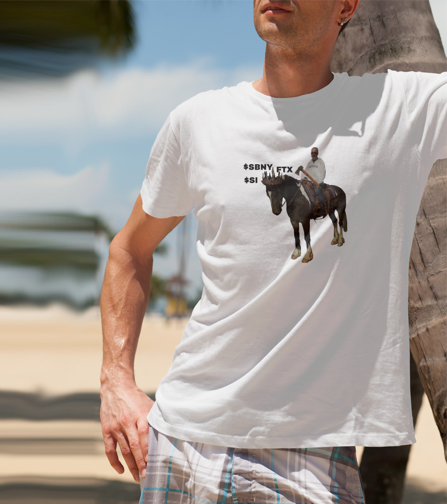 The Triple Crown $Sbny $Si Ftx Cryptocurrency Horse Rider T-Shirt