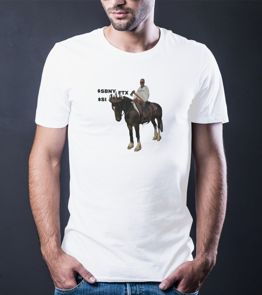The Triple Crown $Sbny $Si Ftx Cryptocurrency Horse Rider T-Shirt