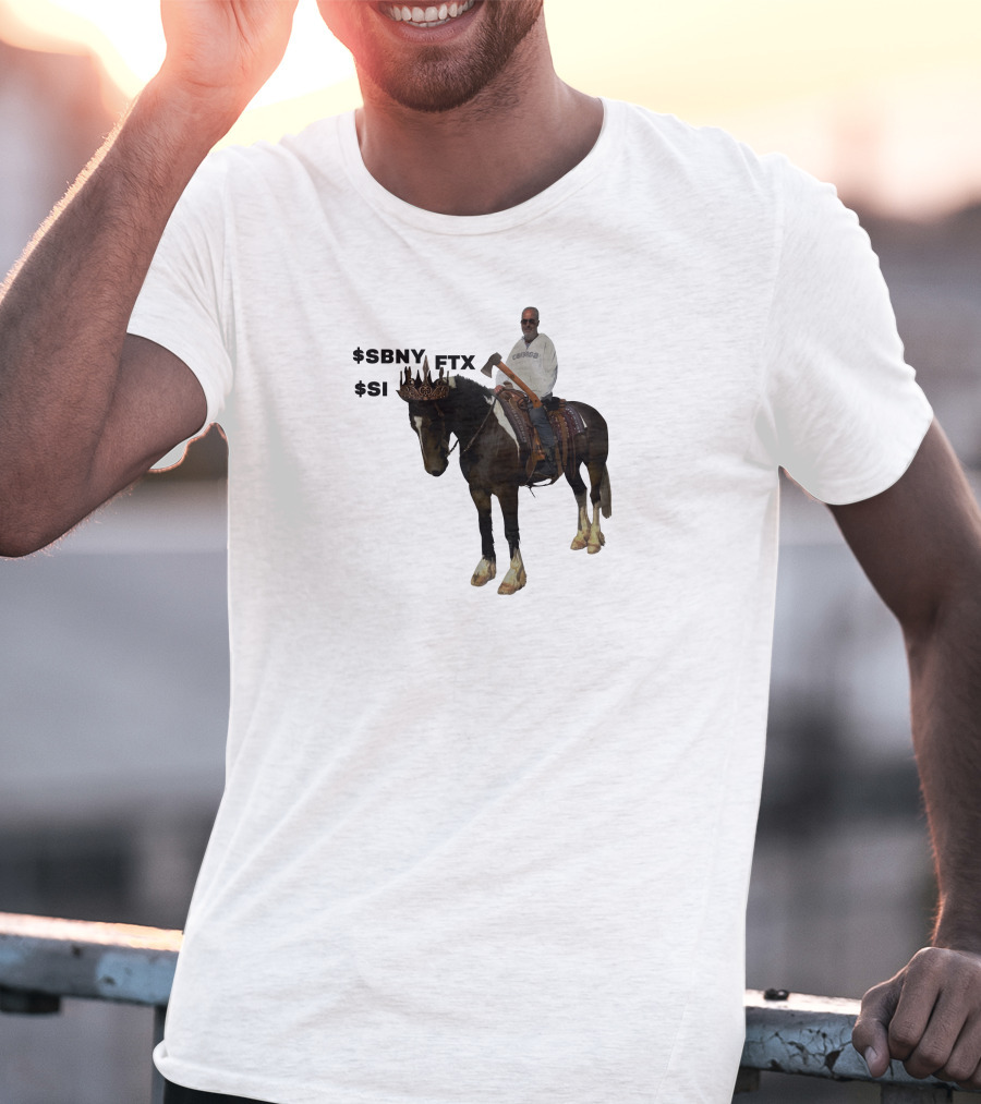 The Triple Crown $Sbny $Si Ftx Cryptocurrency Horse Rider T-Shirt