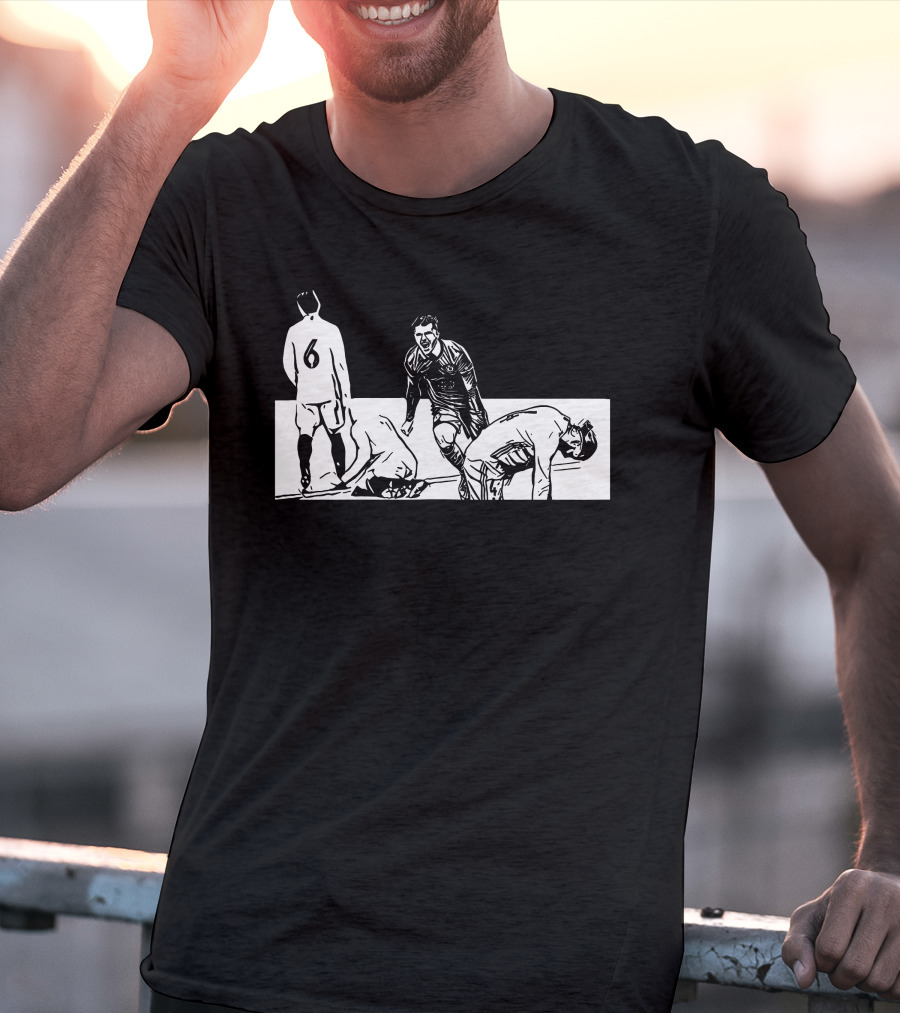 The Madrid Dagger Football Moment Iconic Victory Scene T-Shirt