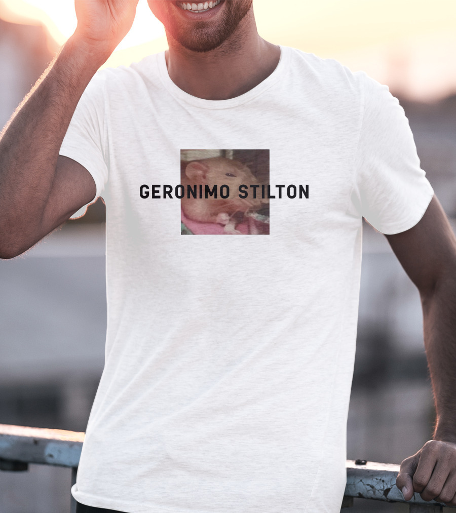 Geronimo Stilton Rata Apretando El Puno T-Shirt