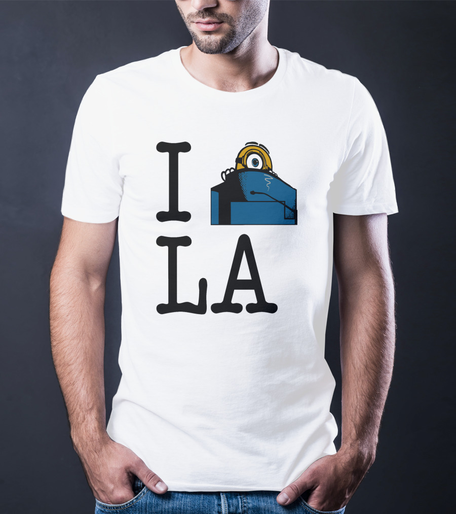 I Love Yellow Guy LA T-Shirt