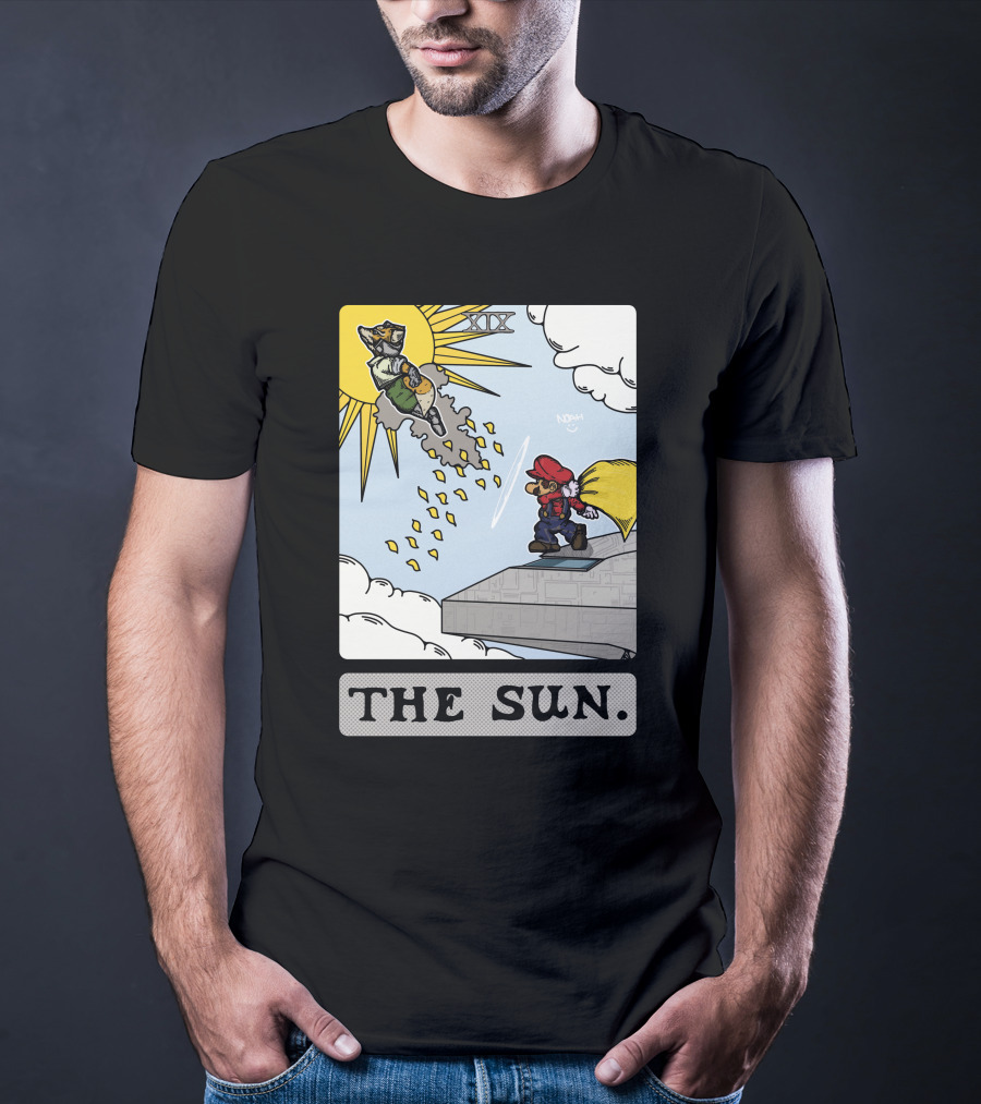 Noah The Sun XIX Tarot Mario T-Shirt