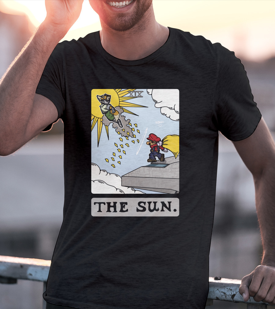 Noah The Sun XIX Tarot Mario T-Shirt