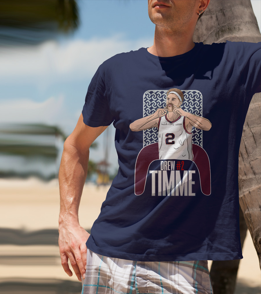 Drew Timme #2 Basketball Player T-Shirt