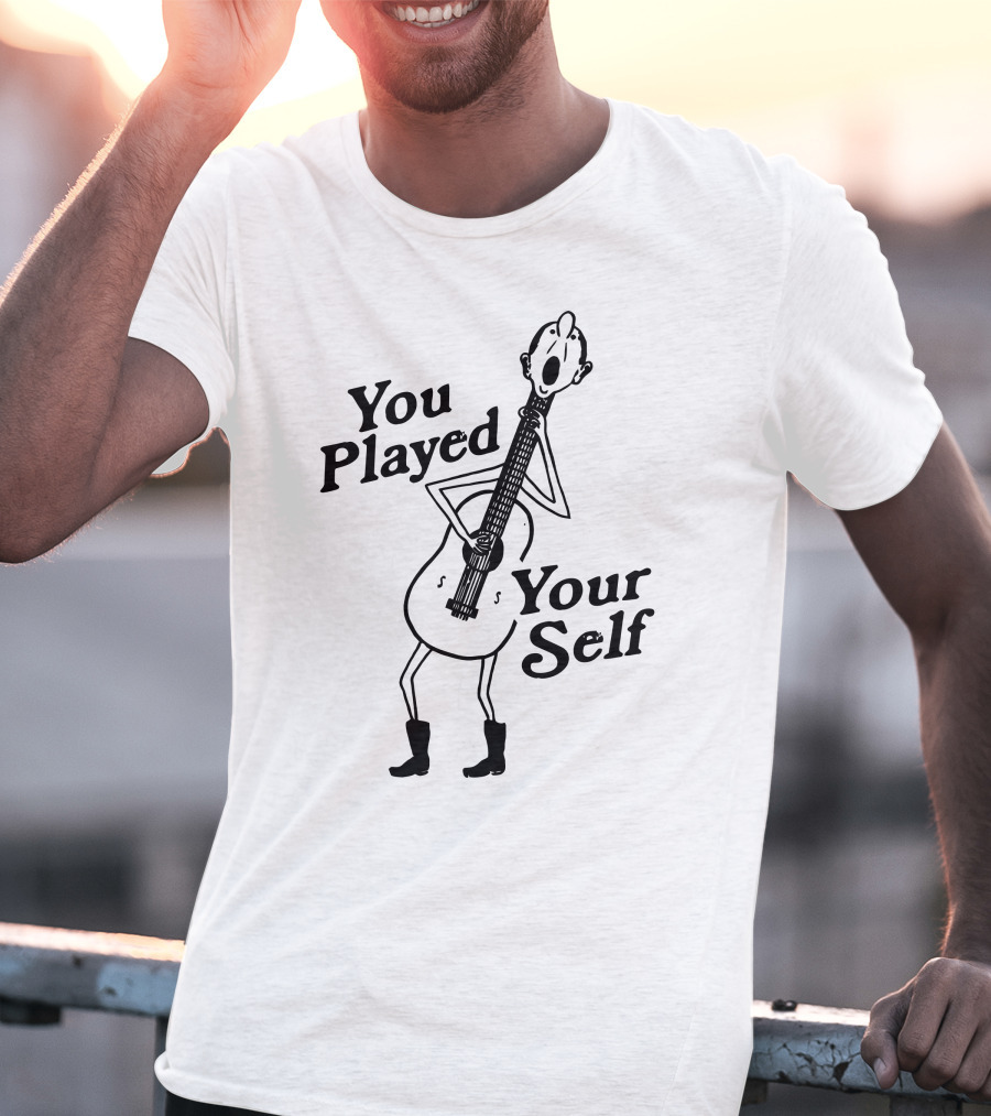 You Played Yourself Cartoon Guitar Character T-Shirt