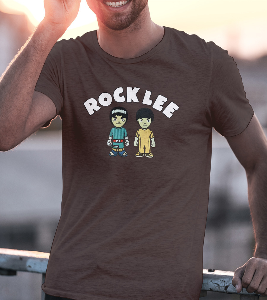 Rock Lee Chenille Martial Arts Duo T-Shirt