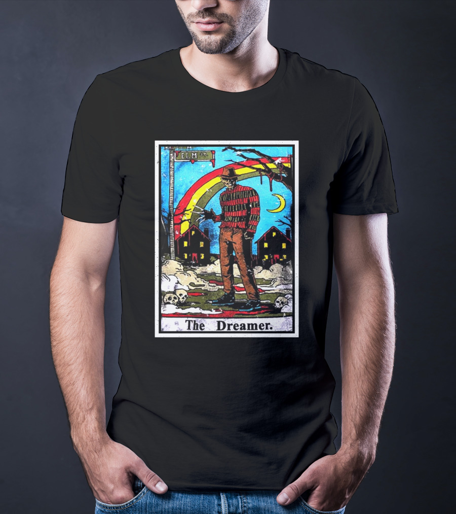 The Dreamer Elm Street Freddy Krueger Retro T-Shirt