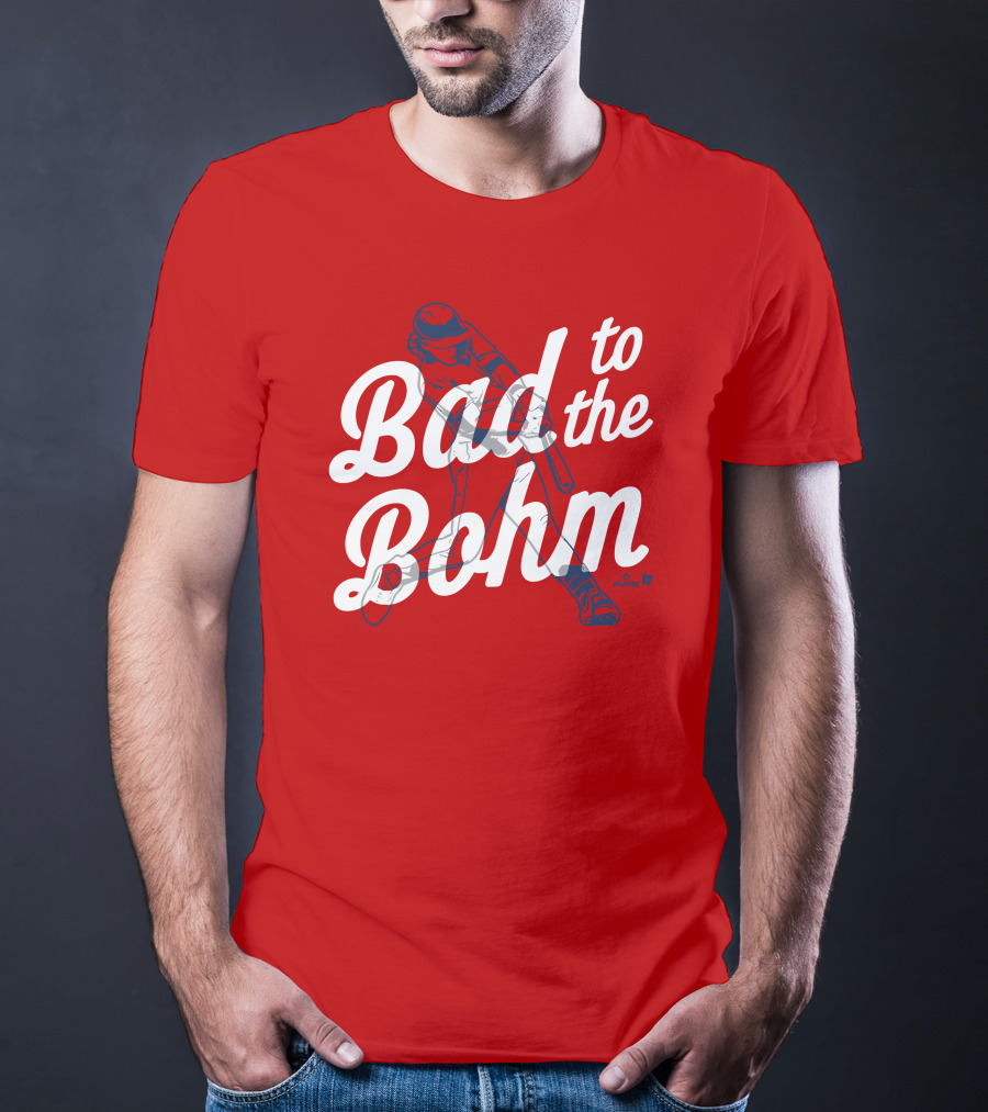 Bad To The Bohm Baseball Swing Visualization T-Shirt