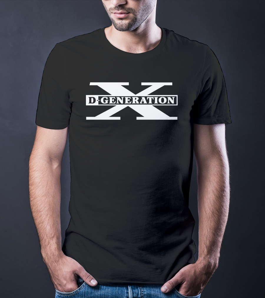 D-Generation X WWE Wrestling Iconic Logo Phrase T-Shirt